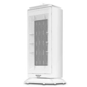 Cecotec Ready Warm 6200 Ceramic Sky Calefactor Baño Ceramico 2000W - Oscilante - Termostato Regulable - 3 Modos de Funcionamiento - Proteccion Sobrecalentamiento y Antivuelco - Cobertura 20m2