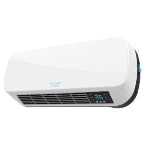 Cecotec Ready Warm 5200 Box Ceramic Calefactor Ceramico de Pared Bajo Consumo 2000W - Pantalla Digital - IPX2 - Temporizador - 3 Modos - Proteccion Sobrecalentamiento - Mando a Distancia