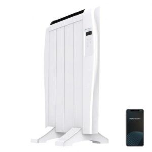 Cecotec Ready Warm 800 Thermal Connected Radiador Electrico 600W - 4 Elementos - Colocacion en Pared o de Pie - Control WiFi - Temporizador - Pantalla LCD - Mando a Distancia