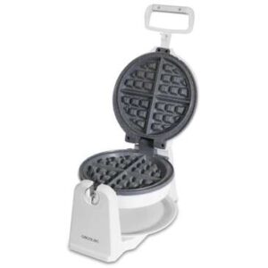 Cecotec Fun Gofrestone Sphere Gofrera 1000W - Revestimiento Antiadherente RockStone - Diseño Circular - Rotacion 180º para Optimizar el Uso - Indicador Luminoso - Proteccion Sobrecalentamiento