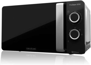 Cecotec ProClean 3050 Microondas 20L 700W - Revestimiento Ready2Clean - Tecnologia 3DWave - Temporizador 30 min - 6 Niveles de Funcionamiento