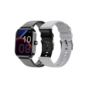 SPC Smartee Duo 3 Reloj Smartwatch Pantalla Amoled 1.93" - Mas de 100 Modos Deportivos - Monitoreo de Salud - Resistencia IP68 - 7 Dias de Autonomia - Incluye 2 Correas - Color Negro