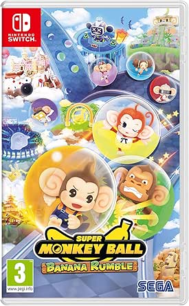 Nintendo Videojuego Super Monkey Ball: Banana Rumble para Consola Nintendo Switch - Genero Plataformas/Fiesta/Arcade - PEGI 3