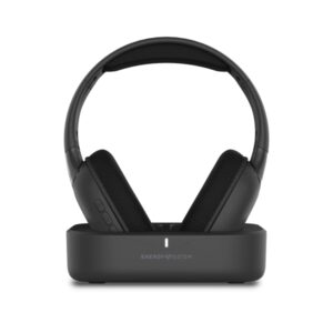 Energy Sistem SoundReel TV Auriculares Para TV - Conexion RF, Bluetooth, Optico y Jack - Hasta 18h de Bateria - Compatible Con Todos los TV - Color Negro