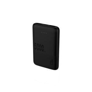 Blackbyte by Pedro Buerbaum Bateria Lipo Externa/Powerbank de 5000mAh - Powerdelivery 20W - Carga Rapida de 22.5W - Tacto Engomado - Extraplana - Color Negro