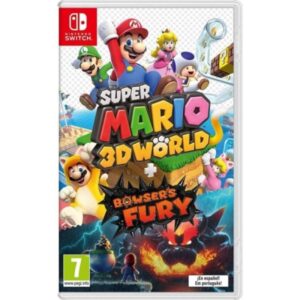 Nintendo Pack de Videojuegos Super Mario 3D World y Bowser'S Fury para Consola Nintendo Switch - Genero Plataformas/Aventuras - PEGI 7