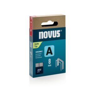 Novus A Tipo 53 Caja de 800 Grapas 53/8 Galvanizadas - Patilla de 6mm