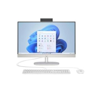 HP 24-CR0137NS All-in-One Intel Core i5-1334U - 16GB DDR5 - 512GB SSD - 23.8" FHD - Windos 11 Home - Color Blanco + Teclado QWERTY (ES) y Raton
