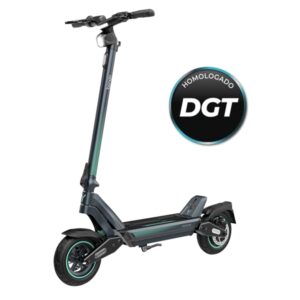 Cecotec Bongo Serie Y65 Patinete Electrico - 1200W - Autonomia 65km - Ruedas de 10” - Doble Suspension - Frenos de Alta Precision - Homologacion DGT - Velocidad 25km/h - Color Negro y Azul