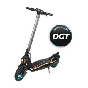 Cecotec Bongo Serie S+Infinity Patinete Electrico - 750W - Autonomia 30km - Ruedas 10" Tubeless - 4 Modos de Conduccion - Frenos Disco y E-ABS - Velocidad 25km/h - Tiempo Carga 5h - Color Negro