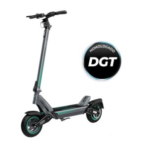 Cecotec Bongo Serie Y45 Patinete Electrico - Potencia de 750W - Autonomia 45km - Ruedas 10" - Doble Suspension - Frenos de Disco y E-ABS - Velocidad 25km/h - Homologado por la DGT - Color Negro y Azul