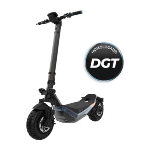 Cecotec Bongo Serie Doble Z 75 Patinete Electrico - 2200W - Autonomia 75km - Ruedas 10.5" - Homologado por la DGT - Doble Suspension - Frenos de Disco y E-ABS - Velocidad 25km/h - Color Negro y Azul