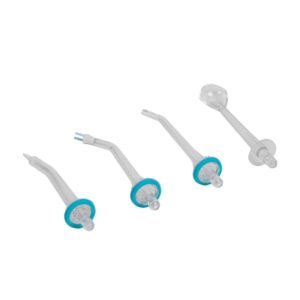 Cecotec Pack de Boquillas para Irrigador Bamba ToothCare 1100 Jet Liberty - Formas Surtidas - Color Blanco