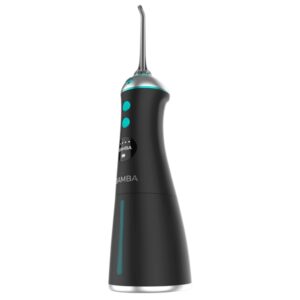 Cecotec Bamba ToothCare 1100 Jet Liberty Irrigador Dental Portatil - 6 Modos - 6 Boquillas Incluidas - Deposito 280ml - Ajuste de 10 a 115psi - Resistente al Agua IPX7 - Carga USB - Color Negro