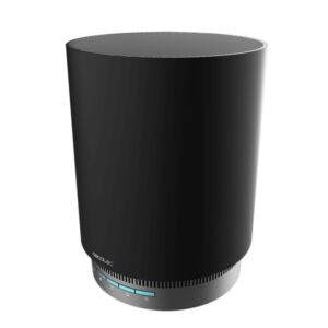 Cecotec TotalPure 1800 Style Pro Connected Purificador de Aire - Potencia de 45W - 4 Etapas de Filtrado - Control Wi-Fi - Sensor Pm 2.5 - Modo Noche Silencioso - Temporizador Programable - Color Negro