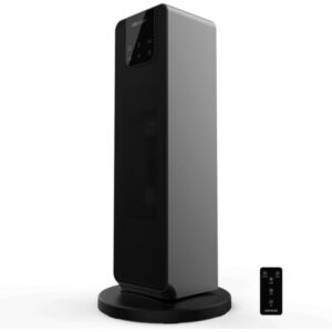 Cecotec ReadyWarm 2000 Max Ceramic Rotate Smart Calefactor Ceramico de Torre - 2000W - Pantalla Digital Tactil - Oscilante - Tres Modos de Funcionamiento - Temporizador - Color Negro