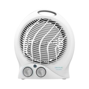 Cecotec ReadyWarm 9790 Force Calefactor Electrico - 2000W - 3 Modos de Funcionamiento - Termostato Regulable - Uso Facil e Intuitivo - Transporte Comodo - Seguridad con Autoapagado - Color Blanco