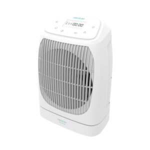 Cecotec ReadyWarm 9870 Smart Rotate Calefactor Electrico - 2000W - Oscilacion a 60º - Pantalla LCD - Temporizador - 2 Niveles de Potencia - 3 Modos - Seguridad Multiple - Color Blanco