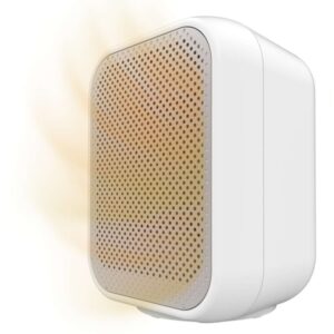 Cecotec ReadyWarm 1500 Max Ceramic Calefactor Ceramico de Sobremesa - Potencia de 1500W - Termostato Regulable - 3 Modos de Calor - Seguridad Integrada - Uso en Interiores - Color Blanco