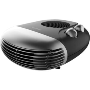 Cecotec Termoventilador ReadyWarm Horizon Calefactor Horizontal - 2000W - 3 Modos - Termostato - Cobertura hasta 20 M² - Funcionamiento Silencioso - Color Negro y Gris