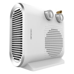 Cecotec ReadyWarm 2050 Max Dual Calefactor Electrico - 2000W - 3 Modos de Calor - 2 Niveles de Potencia - Control Regulable - Uso Portatil y Estable - Funcionamiento Silencioso - Color Blanco