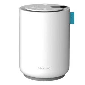 Cecotec PureAroma 500 Cordless Humidificador de Aromaterapia Inalambrico - Capacidad 500ml - Pantalla LED - Doble Salida de Vapor - Minimalista - Apto para 20m2 - Bateria de 5000mAh - Color Blanco