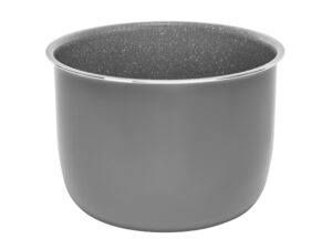 Cecotec Excelsior Cubeta Ceramica para Ollas GM de 6L - Material Ceramico Resistente - Antiadherente Tricapa - Facil Limpieza - Color Gris