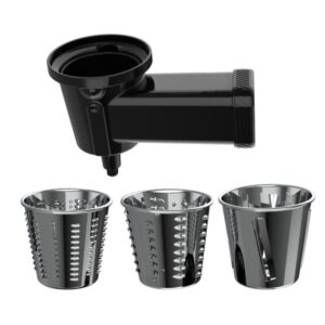 Cecotec Accesorio Rallador para Amasadora Twist and Fusion - Apto para Lavavajillas - Facil de Colocar y Quitar - Color Negro