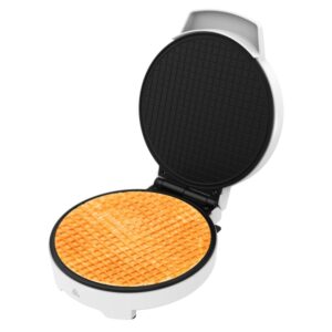 Cecotec Fun Gofrestone Cone Gofrera - 1000W - Cono para Cucuruchos Incluido - Facil Extraccion y Limpieza - Acabados en Acero Inoxidable - Indicador Luminoso - Color Blanco