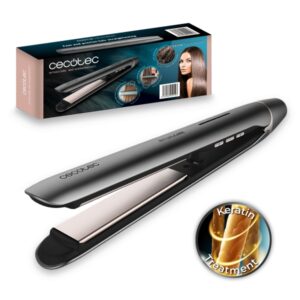 Cecotec Bamba RitualCare 885 Hydraprotect Ion Plancha de Pelo - Cable de 1.6m - Iones Negativos - Placas Flotantes 3D - Deslizamiento Ultrasuave - Temperatura de 140 a 220°C - Autoapagado - Color Negro