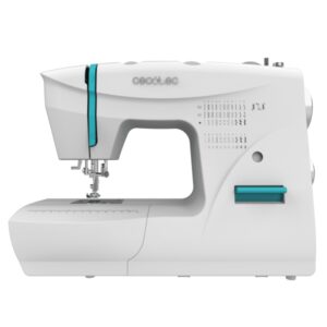 Cecotec BelleCouture 6600 Maquina de Coser - 66 Puntadas Variadas - Ojal en 4 Tiempos - Accesorios Completos - Cambio Rapido de Prensatelas - Luz LED - Brazo Libre y Almacenamiento - Color Blanco