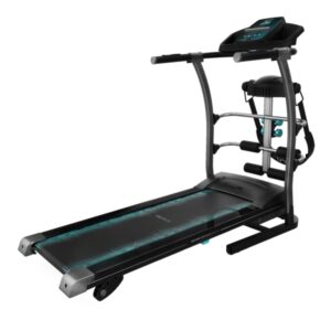 Cecotec DrumFit WayHome 14000 Runner Vibrator Cinta de Correr - 1100W - Plegable - Mancuernas y Barras - Cinturon de Masaje Vibratorio - Velocidad hasta 14km/h - Superficie 123x40cm - Color Negro