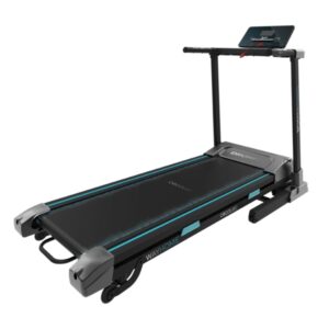 Cecotec DrumFit WayHome 1600 Runner Sprint Cinta de Correr Plegable - 1900W - Velocidad 16km/h - Amortiguacion - 15 Niveles de Inclinacion - LCD Multifuncion - Superficie 130x40cm - Color Negro y Gris
