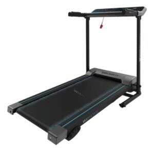 Cecotec DrumFit WayHome 1000 Runner Sprint Cinta de Correr Plegable - 600W - Velocidad hasta 10km/h - Pantalla LED - Pulsometro - 12 Programas - Superficie 110x40cm - Color Negro y Gris