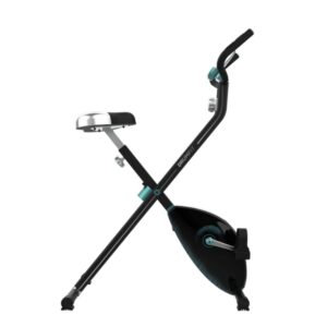 Cecotec DrumFit X-Cycle 1500 Neo Bicicleta Estatica Plegable - Pantalla LCD - Sillin Acolchado - Silenciosa - Ruedas de Transporte - Resistencia Magnetica Variable - Soporte para Tablet - Color Negro