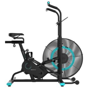 Cecotec Drumfit WOD Rider 3000 Eolo Bicicleta Estatica de Resistencia al Aire - Ventilador de 62cm - Sillin Ajustable - Bidireccional - LCD Multifuncion - Soporte para Dispositivos - Color Negro