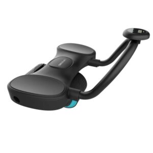 Cecotec Drumfit AB Fit Pro Rueda Abdominal con Rebote Automatico - Pantalla LCD con Temporizador - Esterilla y Soporte - Soporta hasta 100kg - Apto para Todos los Niveles - Color Negro