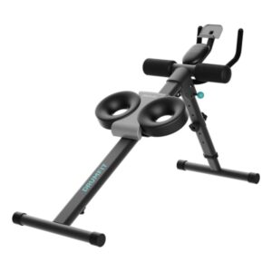 Cecotec Drumfit AB Trainer Maquina Plegable para Abdominales - Pantalla LCD Multifuncion - 2 Niveles de Inclinacion - Soporte para Dispositivos - Almohadillas Acolchadas - Color Negro