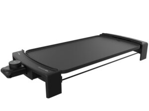 Cecotec Tasty and Grill 3000 BlackWater Plancha Electrica - 2600W - Placa de Aluminio Fundido - Antiadherente - Termostato - Apta para Lavavajillas - 45x25cm - Color Negro