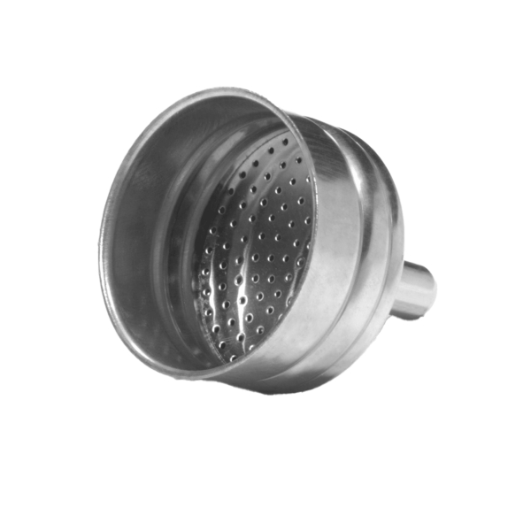 Cecotec Piccolina Embudo para Cafetera Italiana de 9 Tazas - Aluminio Resistente de Alta Calidad - Garantiza Extraccion Uniforme