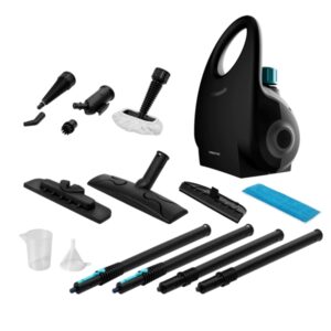 Cecotec HydroSteam 2030 Active Limpiador a Vapor - Potencia de 2000W - Presion 4bar - Caudal 35g/min - Deposito 750ml - 12 Accesorios - Radio 6m - Color Negro
