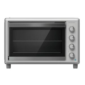 Cecotec Bake and Toast 6090 Gyro Horno de Sobremesa - 2200W - Capacidad de 60L - 12 Funciones - Rustidor Giratorio - Conveccion para Hornear - Luz Interior Incluida - Puerta Doble Cristal - Color Blanco