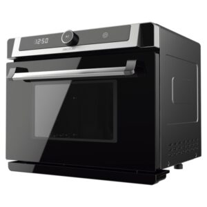 Cecotec BakeandSteam 4000 Combi Gyro Horno 3 en 1 de Sobremesa - 2400W - Capacidad 40L - 7 Funciones de Cocinado - Autolimpieza - Deposito de Agua 1.4L - Temperatura hasta 230 ºC - Color Negro