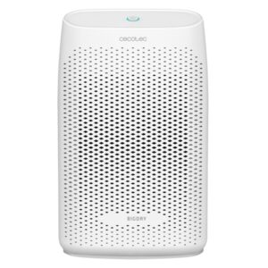 Cecotec Bigdry 2000 Essential Deshumidificador - Capacidad de 300ml/dia - Deposito Transparente 0.7L - Silencioso - Cobertura hasta 20m2 - Facil Transporte - Autoapagado - Elegante - Color Blanco