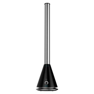 Cecotec EnergySilence 9900 Skyline Bladeless Ventilador de Torre de 38" de Altura - 26W - Tecnologia sin Aspas - 9 Velocidades - Temporizador - Minimalista - Oscilante - Color Negro