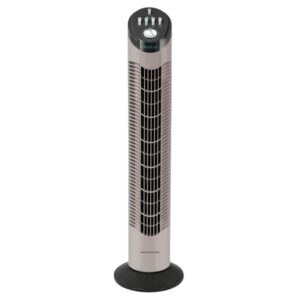 Cecotec EnergySilence 790 Skyline Ventilador de Torre de 30" de Altura - 50W - Funcionamiento Silencioso - 3 Velocidades - Temporizador - Oscilante - Facil Transporte - Color Beige