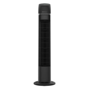 Cecotec EnergySilence 8050 SkyLine Smart Ventilador de Torre de 33" de Altura - 45W - Motor de Cobre - Mando a Distancia - Pantalla LED - 3 Velocidades - Oscilacion de 70º - Temporizador - Color Negro