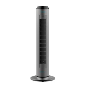 Cecotec EnergySilence 8190 Skyline Ionic Ventilador de Torre de 33" de Altura - 60W - Ionizador - Motor de Cobre - Temporizador hasta 8H - Mando a Distancia - 3 Velocidades - Oscilante - Color Gris