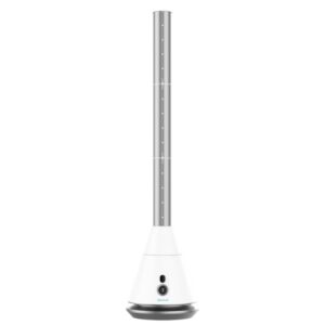 Cecotec EnergySilence 9850 Skyline Bladeless Pro Ventilador de Torre sin Aspas - 35W - Altura Ajustable - Control Tactil - 9 Velocidades y 2 Modos - Oscilacion de 80º - Temporizador - Color Blanco