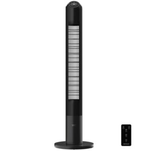 Cecotec EnergySilence 9150 Skyline Smart Design Ventilador de Torre de 46" de Altura - 45W - Pantalla LED - Control Tactil - 3 Velocidades - 4 Modos - Temporizador - Oscilacion de 70º - Color Negro